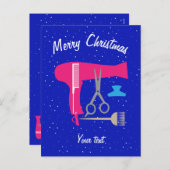 Cartes Pour Fêtes Annuelles Hairstyles tools (Devant / Derrière)