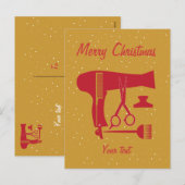 Cartes Pour Fêtes Annuelles Hairstyles tools (Devant / Derrière)