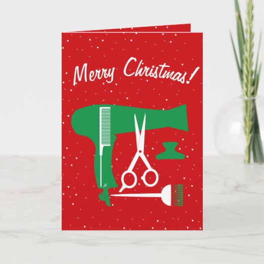 Cartes Pour Fêtes Annuelles Hairstyles tools (Devant)