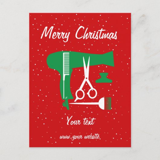Cartes Pour Fêtes Annuelles Hairstyles tools (Devant)