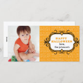 Cartes Pour Fêtes Annuelles Halloween (Devant / Derrière)