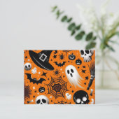 Cartes Pour Fêtes Annuelles Halloween (Debout devant)