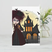 Cartes Pour Fêtes Annuelles Halloween (Debout devant)
