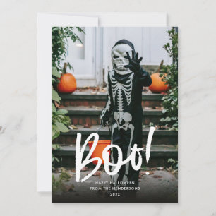 Cartes Pour Fêtes Annuelles Halloween Boo élégant