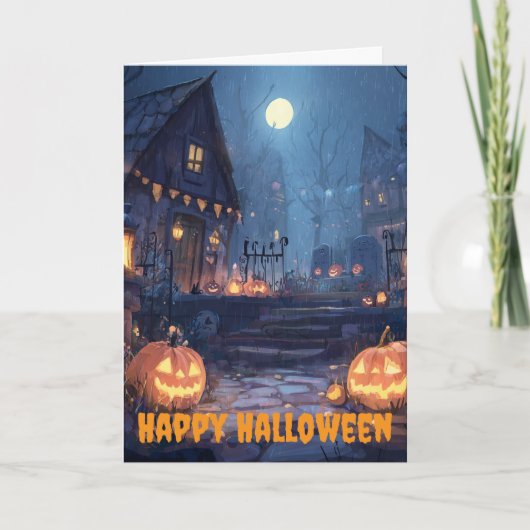 Cartes Pour Fêtes Annuelles Halloween Celebration (Devant)