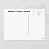 Cartes Pour Fêtes Annuelles Halloween Chat noir Vampire mignonne drôle (Dos)