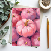 Cartes Pour Fêtes Annuelles Halloween Citrouille Pink Pastel