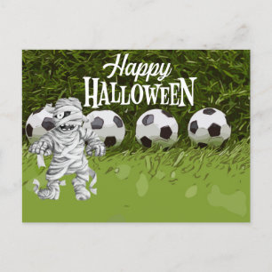 Cartes Pour Fêtes Annuelles Halloween de football pour joueur