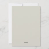 Cartes Pour Fêtes Annuelles Halloween de la mort musculaire (Dos)