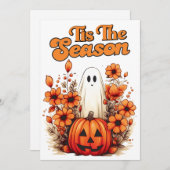 Cartes Pour Fêtes Annuelles Halloween de la saison (Devant / Derrière)