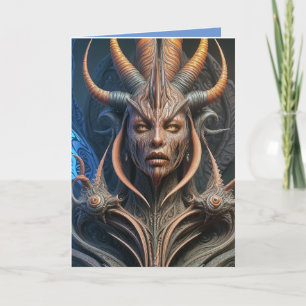 Cartes Pour Fêtes Annuelles Halloween Demon