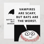 Cartes Pour Fêtes Annuelles Halloween drôle (Devant / Derrière)