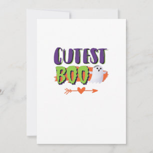 Cartes Pour Fêtes Annuelles Halloween drôle et décontracté de Boo le plus mign