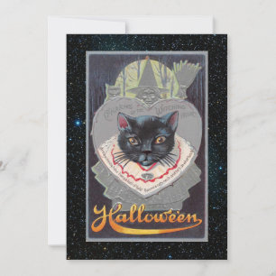 Cartes Pour Fêtes Annuelles Halloween drôle vintage modifiable