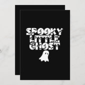 Cartes Pour Fêtes Annuelles Halloween effrayant (Devant / Derrière)