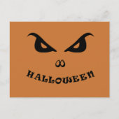 Cartes Pour Fêtes Annuelles Halloween éffrayant effrayant visage (Devant)