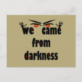 Cartes Pour Fêtes Annuelles Halloween éffrayante saison (Devant)