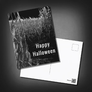 Cartes Pour Fêtes Annuelles Halloween gothique Maze de maïs Vintage