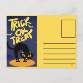 Cartes Pour Fêtes Annuelles Halloween Jaune Bleu Moderne Joyeux (Dos)