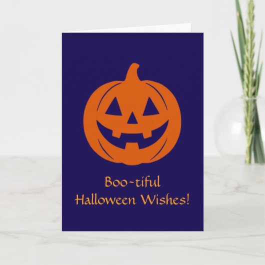 Cartes Pour Fêtes Annuelles Halloween joyeux (Devant)