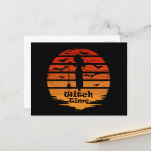 Cartes Pour Fêtes Annuelles Halloween sorcière