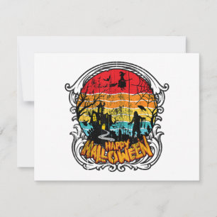 Cartes Pour Fêtes Annuelles Halloween Vintage rétro - Halloween Vintage