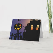 Cartes Pour Fêtes Annuelles Haloween heureux (Dos)