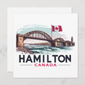 Cartes Pour Fêtes Annuelles Hamilton Ontario Canada (Devant / Derrière)