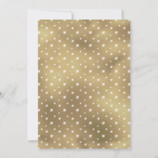 Cartes Pour Fêtes Annuelles Hand-Drawn Black Gold Christmas Tree Arch Photo (Dos)