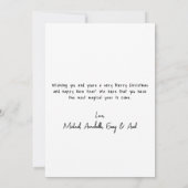 Cartes Pour Fêtes Annuelles Hand Drawn Happy (Dos)