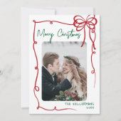 Cartes Pour Fêtes Annuelles Hand Drawn Whimsical Christmas (Devant)