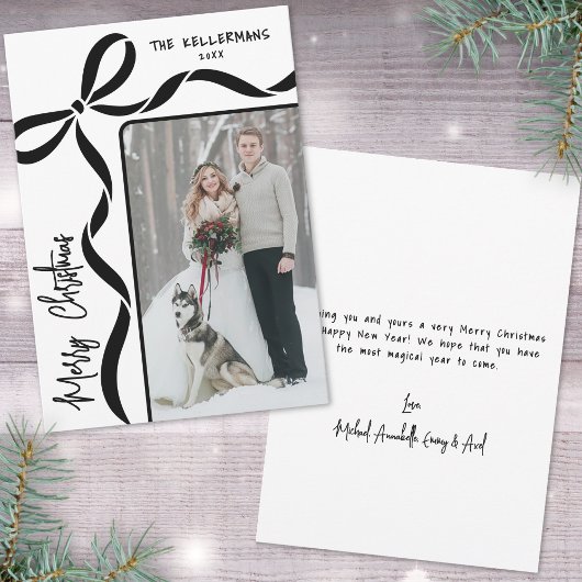 Cartes Pour Fêtes Annuelles Hand Drawn Whimsical Merry Christmas