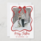 Cartes Pour Fêtes Annuelles Hand Drawn Whimsical Merry Christmas (Devant)