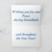 Cartes Pour Fêtes Annuelles Hanoukka (Intérieur)