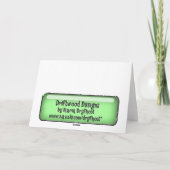 Cartes Pour Fêtes Annuelles Hanoukka (Dos)