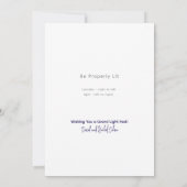 Cartes Pour Fêtes Annuelles Hanoukka 101 (Dos)