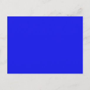 Cartes Pour Fêtes Annuelles Hanoukka Bright Neon Blue Solid Arrière - plan de