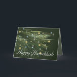 CARTES POUR FÊTES ANNUELLES HANOUKKA BUSH<br><div class="desc">Une combinaison de symbolisme chrétien et judaïque. Des salutations de vacances parfaites pour Hanoukka ou Noël. Le texte de salutation est personnalisable. Joyeux Hanoukka et Joyeux Noël ; D</div>