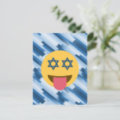 Cartes Pour Fêtes Annuelles hanoukka chanukkah emoji (Debout devant)