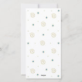 Cartes Pour Fêtes Annuelles Hanoukka Dreidel Pinwheel (Dos)