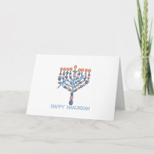 Cartes Pour Fêtes Annuelles Hanoukka heureux