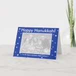 Cartes Pour Fêtes Annuelles HANOUKKA HEUREUX ! Personnalisable mon chien vote<br><div class="desc">Souhaitez vos amis ET vos législateurs HANOUKKA HEUREUX avec des salutations de vacances officielles de mes votes de chien ! L'assortiment emboutit aussi !</div>