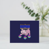 Cartes Pour Fêtes Annuelles Hanoukka Kitty (Debout devant)