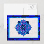 Cartes Pour Fêtes Annuelles Hanoukka Mandela (Devant / Derrière)