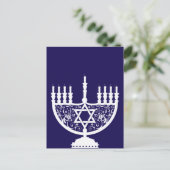 Cartes Pour Fêtes Annuelles Hanoukka Menorah (Debout devant)