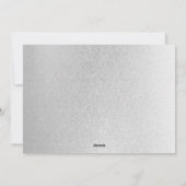 Cartes Pour Fêtes Annuelles Hanoukka moderne Blue Silver Star de David Photo (Dos)