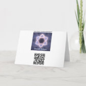 Cartes Pour Fêtes Annuelles Hanoukka Snowstorm Menorah (Dos)