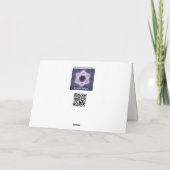 Cartes Pour Fêtes Annuelles Hanoukka Snowstorm Menorah (Dos)