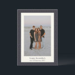 Cartes Pour Fêtes Annuelles Hanoukka Star moderne Elegant Navy Blue Photo<br><div class="desc">Carte moderne Hanoukka Star Elegant Navy Blue Photo Holiday Card</div>