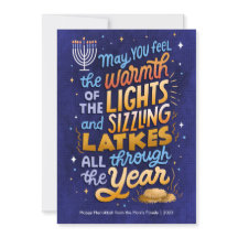 Hanukkah Lumière et Latkes Non-Photo